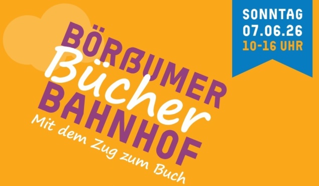 Wir sind beim Börßumer Bücherbahnhof! 