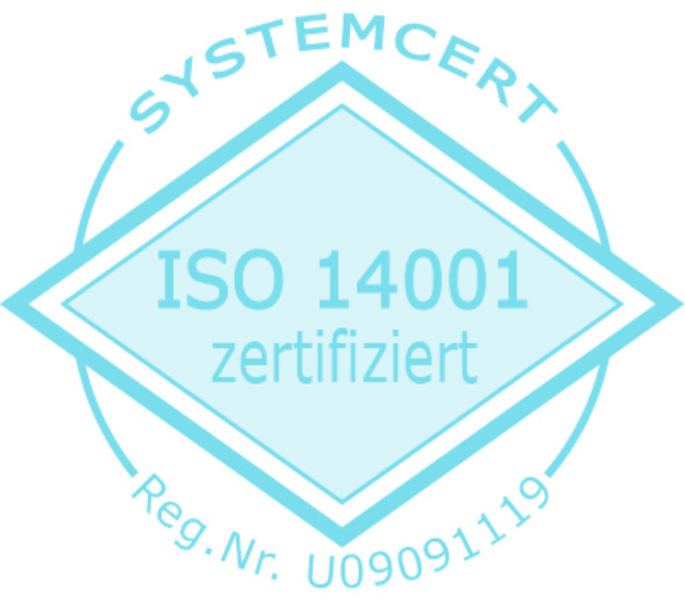 erixx hat ein Umweltmanagementsystem und ist ISO 14001:2015 zertifiziert