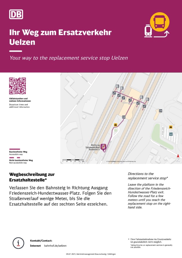 Bahnhof Uelzen SEV 